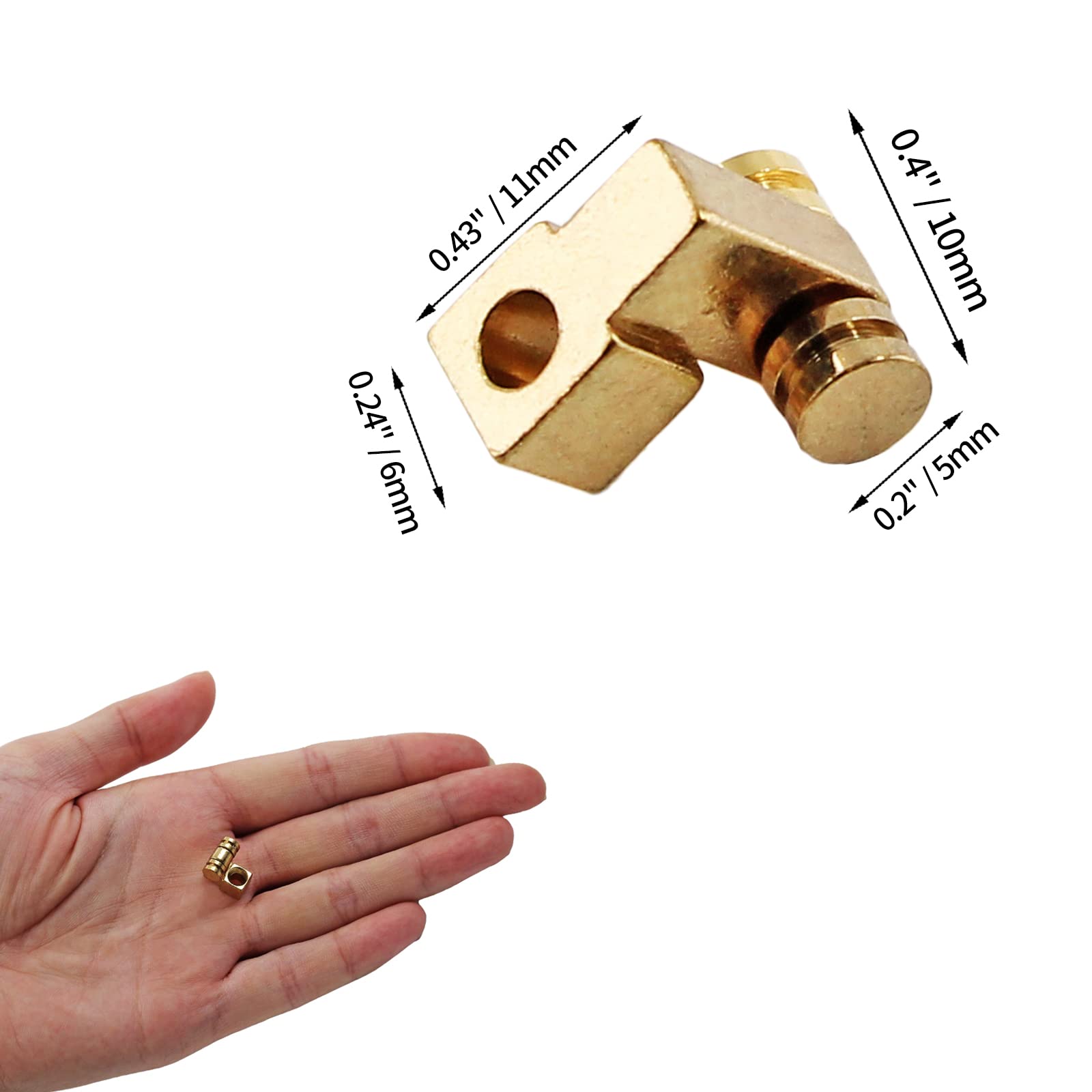 Jersvimc 2 Pcs Guitar Roller String Tree, Gold String Tree Retainer Telecaster String Guide Bass String Retainer Screw For Tele